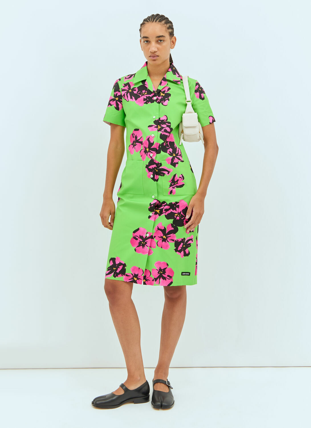 Miu Miu Flower Midi Dress
