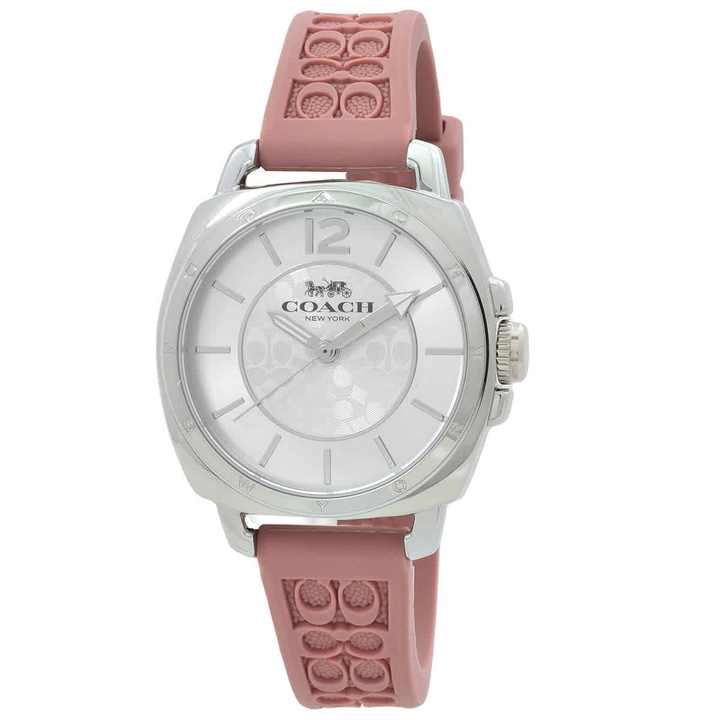 Photo: Coach Boyfriend Quartz Silver Dial Ladies Watch 14503876