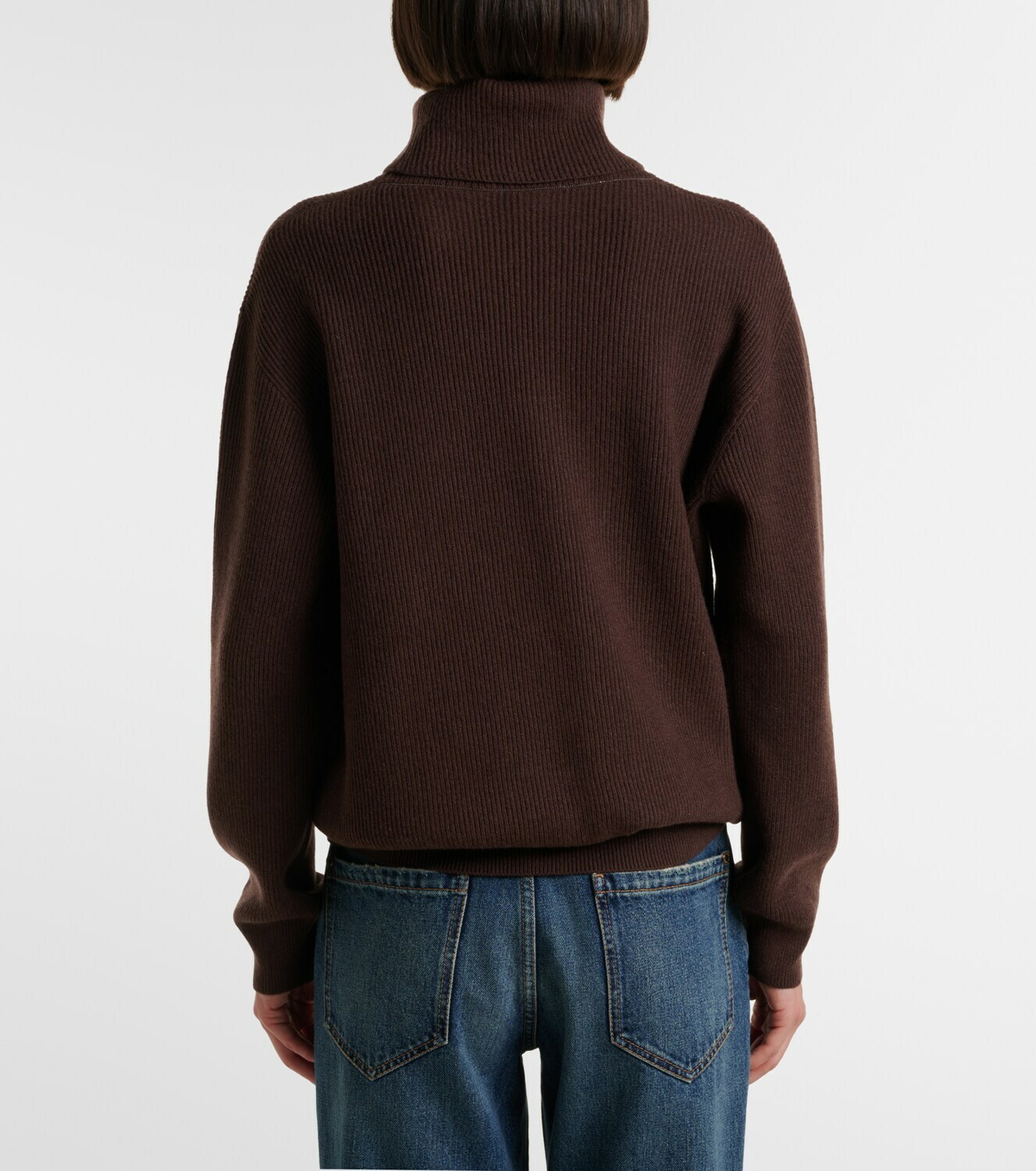 Brunello Cucinelli Monili cashmere turtleneck sweater