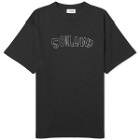 Soulland Men's Kai Roberta Logo T-Shirt in Black