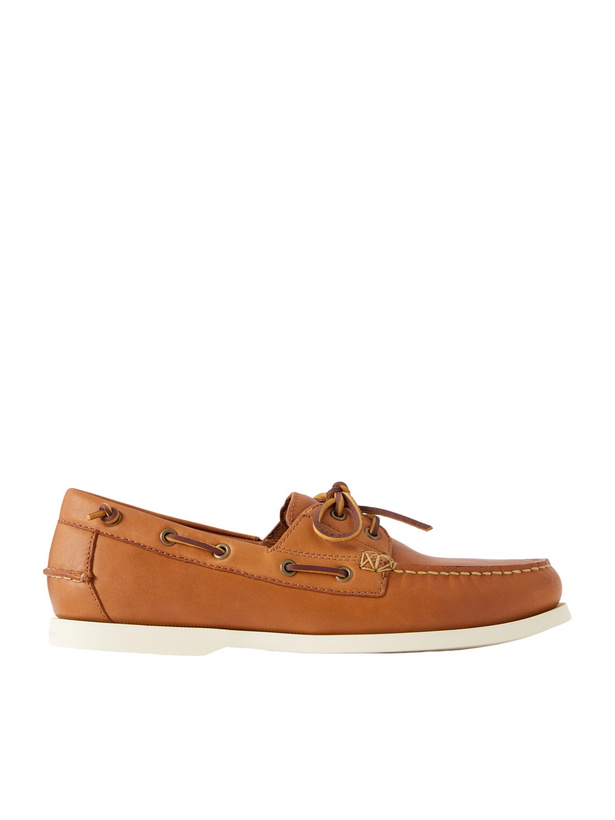 Photo: Polo Ralph Lauren - Merton Leather Boat Shoes - Brown