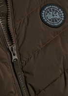 Canada Goose Clair Detachable-hood Padded Shell Gilet Brown