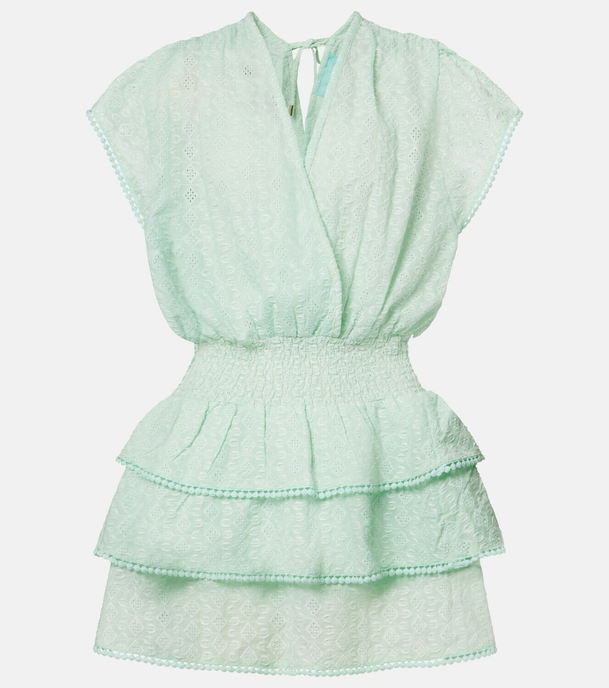 Melissa Odabash Jess embroidered cotton minidress