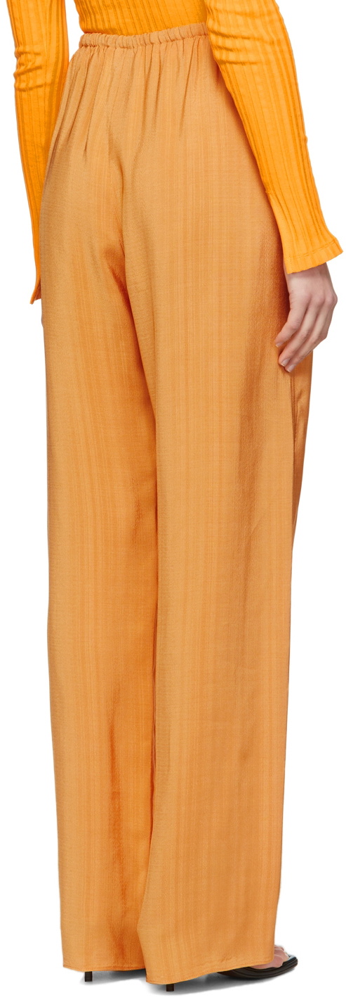 System Orange Rayon Trousers