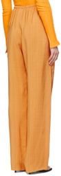 System Orange Rayon Trousers