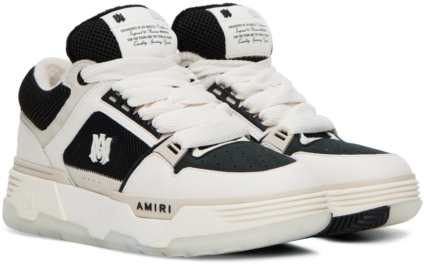 AMIRI White & Black MA-1 Sneakers Amiri