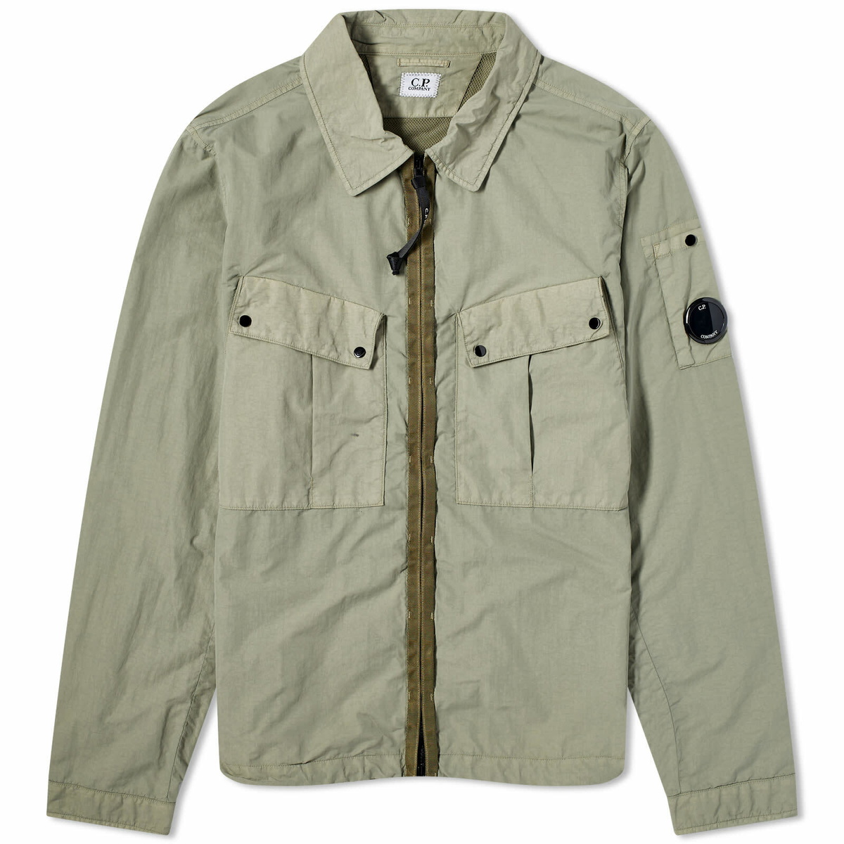 C.P. Company Rubber Patch Utility Jacket - Black on Garmentory