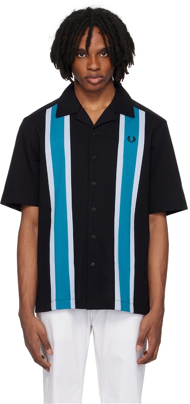 Photo: Fred Perry Black & Blue Revere Shirt