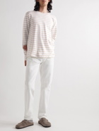 Armor Lux - Striped Organic Cotton-Jersey T-Shirt - Neutrals