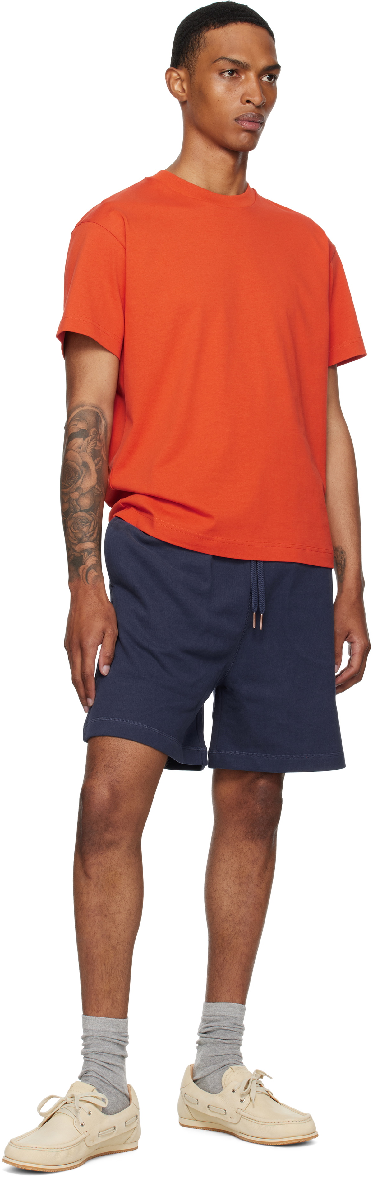 Moncler Genius Moncler x Gilga Farm Navy Drawstring Shorts