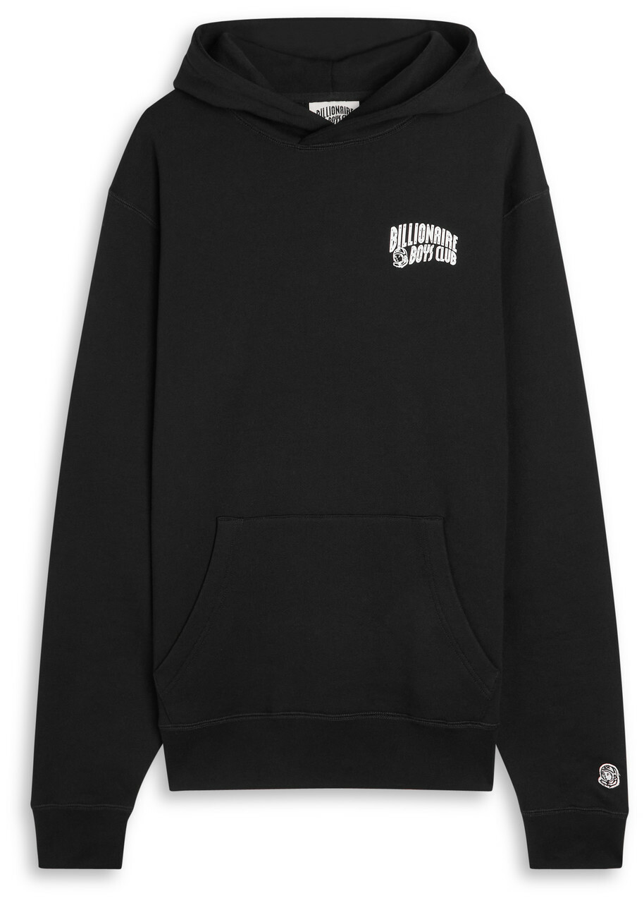 Billionaire Boys Club Small Arch Logo Hooded Cotton Sweatshirt Black