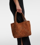 The Row Ruth Small woven leather tote bag