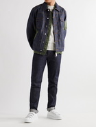 A.P.C. - Sacai Oversized Nylon-Panelled Denim Jacket - Green - M