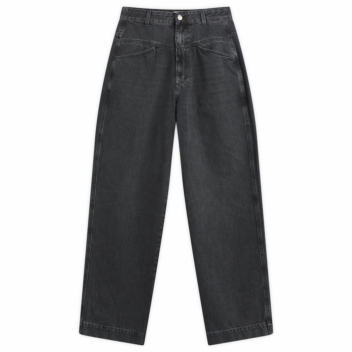 Closed Women's Deni-X Baggy Jeans in Dark Grey