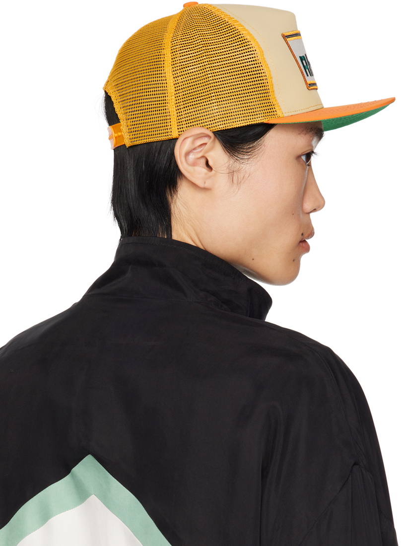 Rhude Yellow & Orange Cheval Cap Rhude