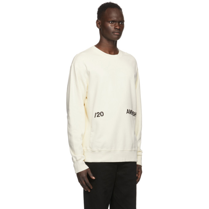 Ambush Off-White Logo Crewneck Sweatshirt Ambush