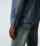 RRL Stockton corduroy-trimmed denim jacket