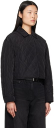 Juun.J Black Quilted Jacket