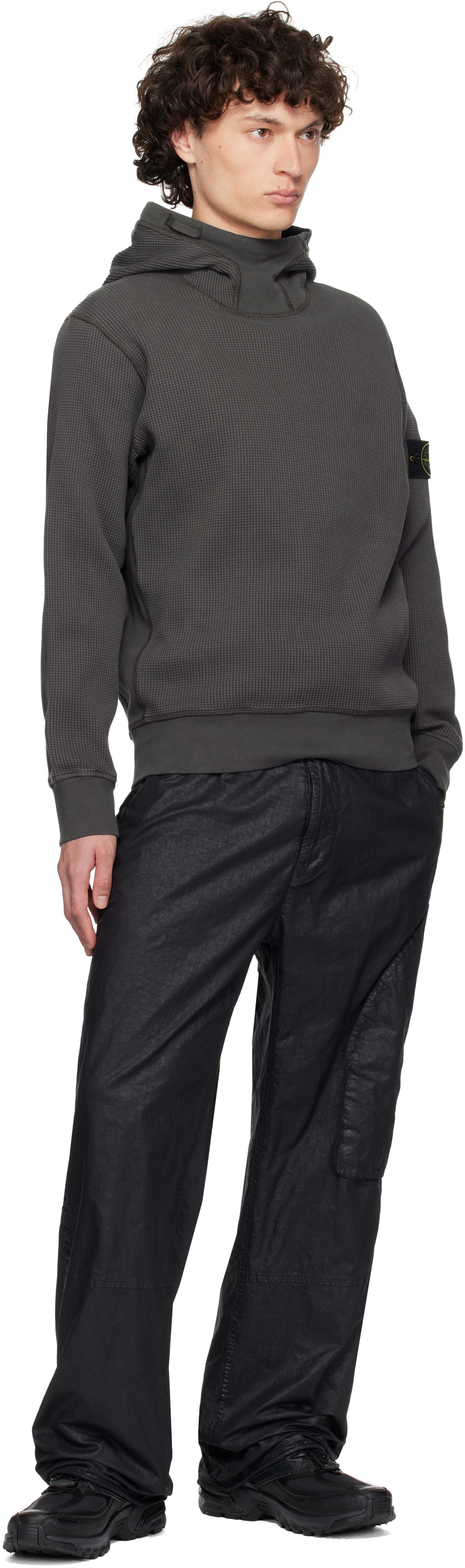 カーゴパンツ Stone  3100010 ORGANIC LOOK NYLON PANAMA-TC Black 3100010 ORGANIC LOOK NYLON PANAMA-TC Relaxed-fit chino