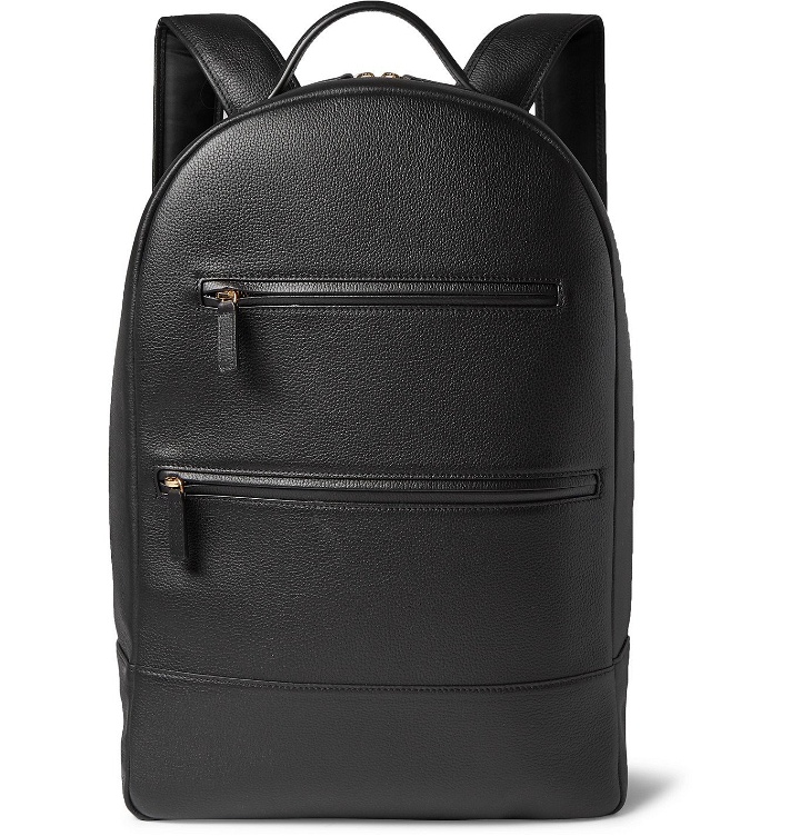 Photo: MONTROI - Full-Grain Leather Backpack - Black