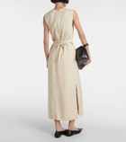 Toteme Tie-detail midi dress