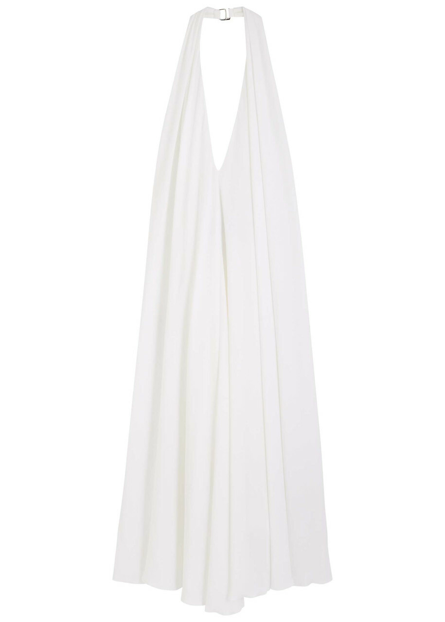 ワンピース JACQUEMUS 'La Robe Norma' dress Jacquemus La Robe Norma Chiffon Maxi Dress White Jacquemus