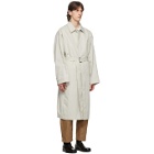 Lemaire Off-White Belted Overcoat