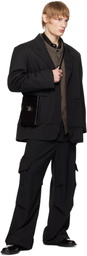 Youth Black Layered Tailored Blazer