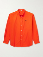 LOEWE - Anagram-Embroidered Cotton Shirt - Red