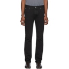 Maison Margiela Black Denim Garment-Dyed Slim-Fit Jeans