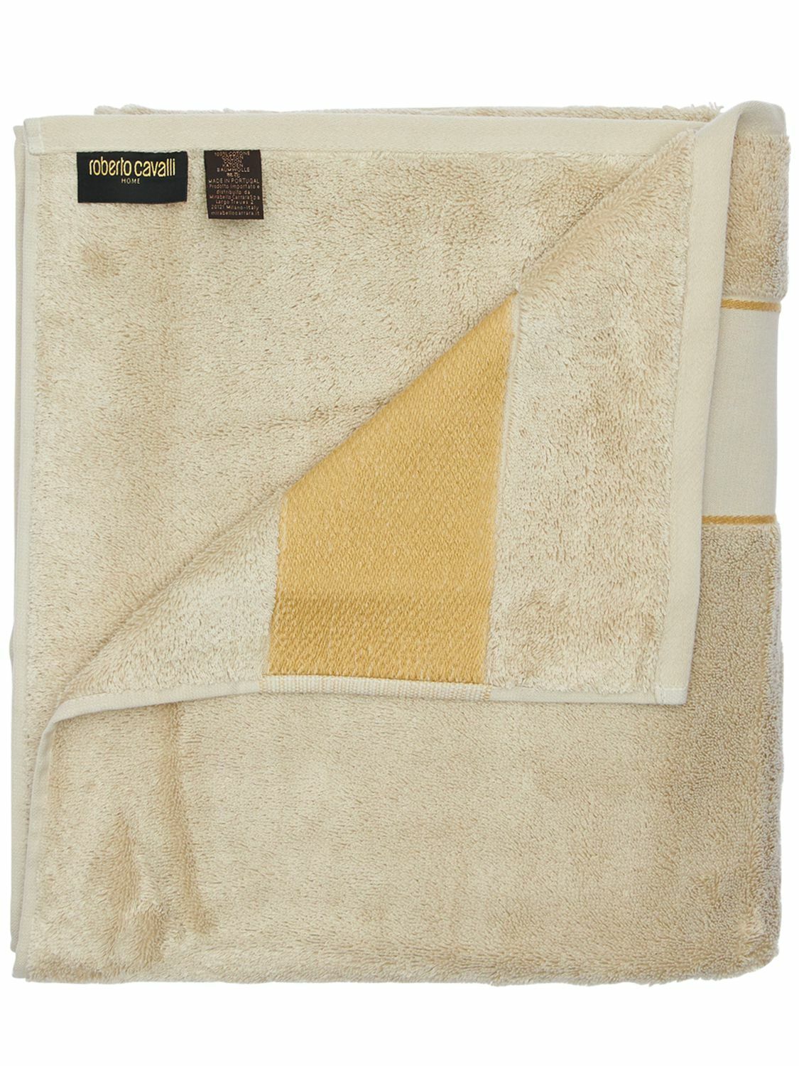 ROBERTO CAVALLI Gold New Beach Towel