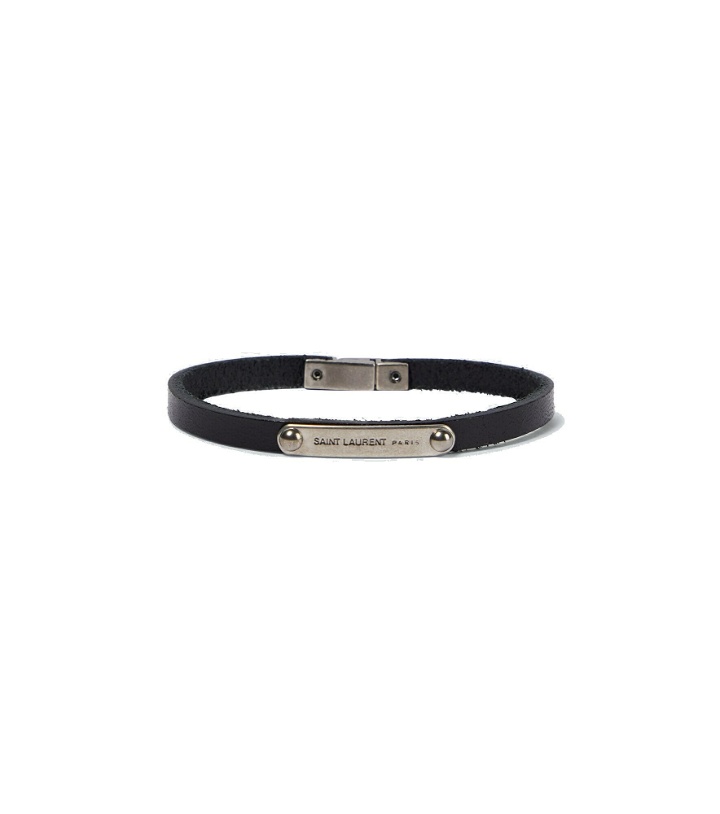 Photo: Saint Laurent - Leather bracelet