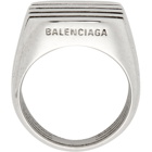 Balenciaga Silver Bone Ring
