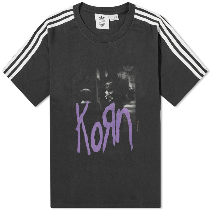 Photo: Adidas Men's x KORN Graphic T-Shirt in Carbon