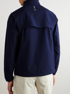 RLX Ralph Lauren - Logo-Print Recycled-Shell Hooded Golf Jacket - Blue