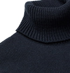 Universal Works - Knitted Rollneck Sweater - Blue