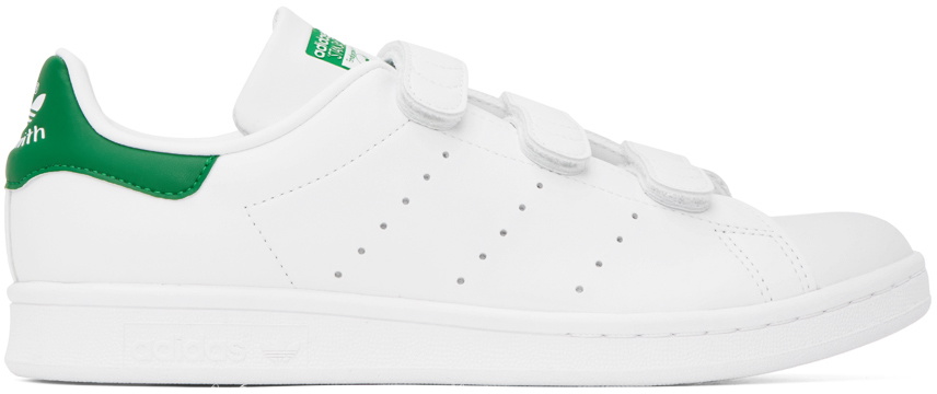 adidas gazelle silver green womens Adidas Stan Smith AND Velcro Fairway Green