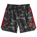 Adidas Bape X Dame 9 Short in Carbon