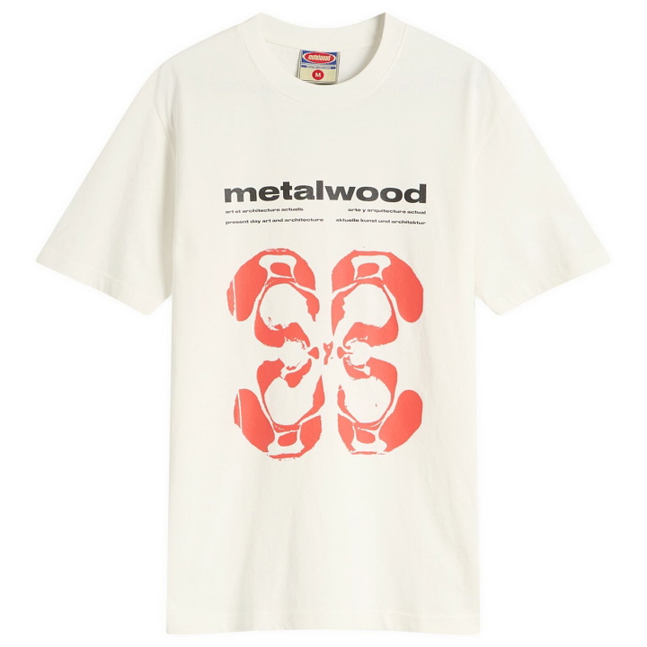 Photo: Metalwood Studio Men's Rorschach T-Shirt in White