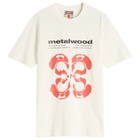 Metalwood Studio Men's Rorschach T-Shirt in White