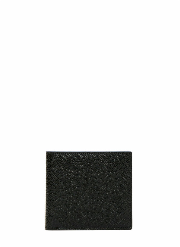 Photo: Billfold Pebbled Leather Wallet in Black