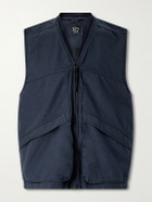 OrSlow - Utility Cotton Vest - Blue