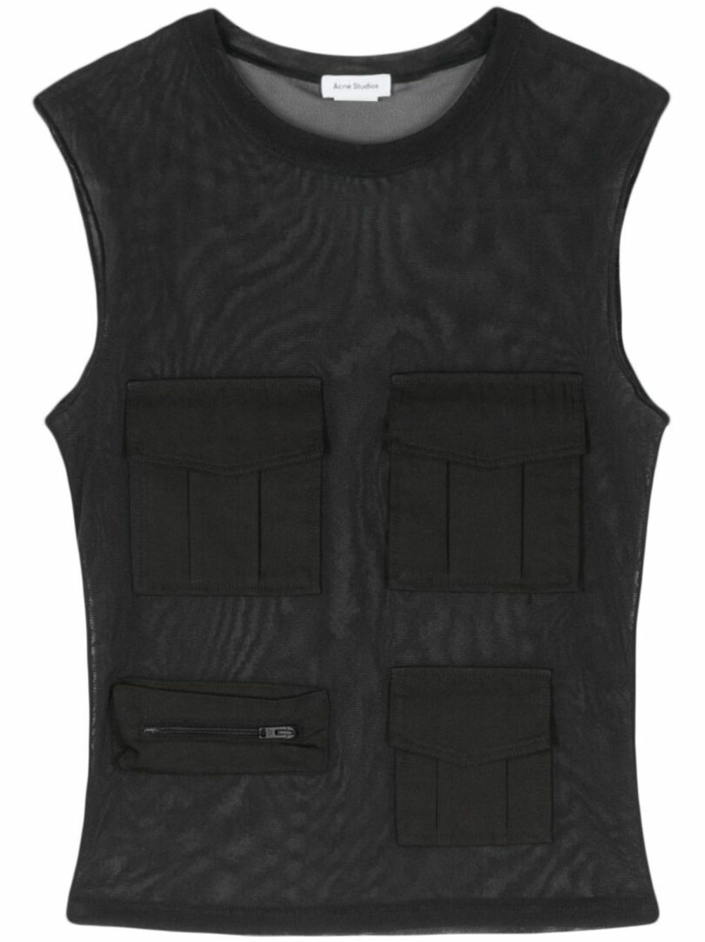 Acne Studios ストレトレックカコシンス AK0871 DBH Acne Studios Sheer Cargo Tank Top Acne Studios
