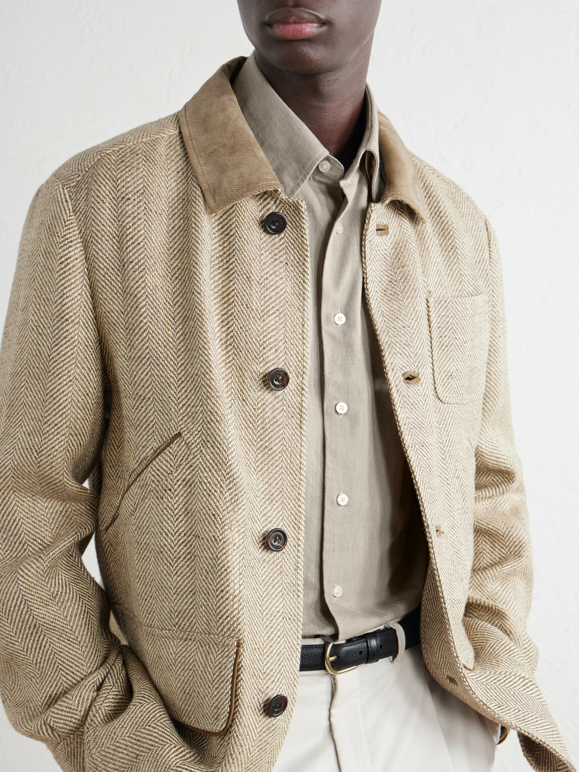 Slowear - Glanshirt Cotton-Twill Shirt - Neutrals