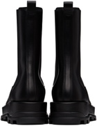 Jil Sander Black Ankle Chelsea Boots