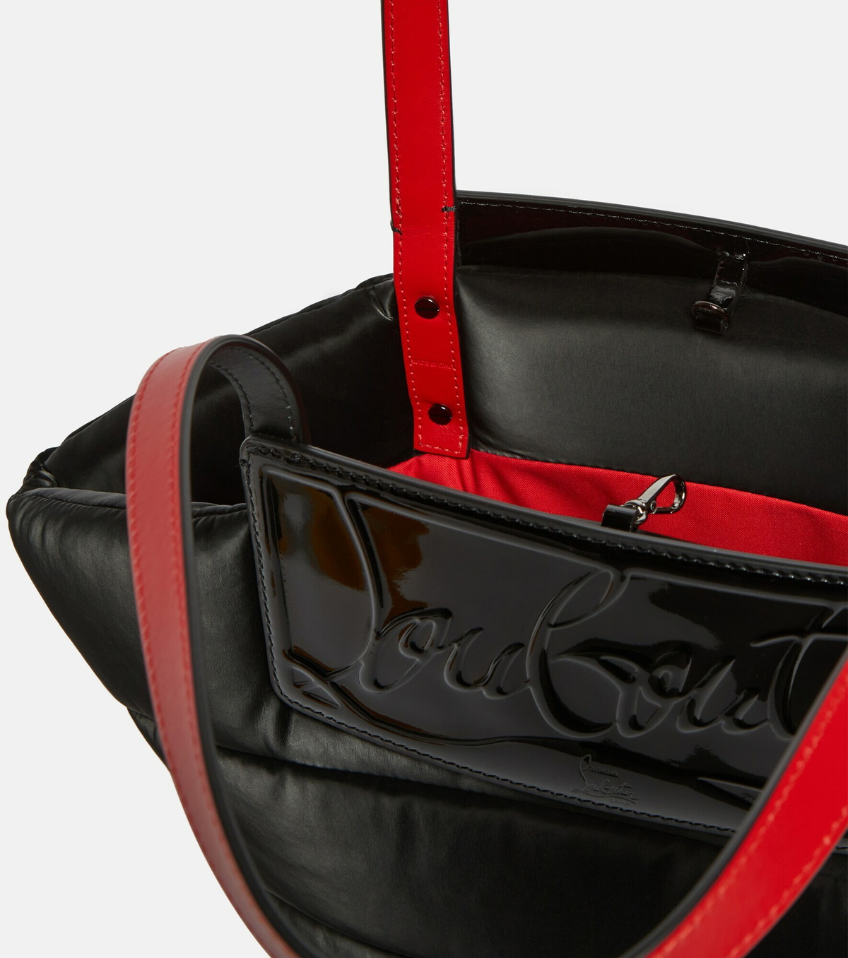 【関税送料込】ルブタン Loubishore Large leather-trimmed tote Christian Louboutin - Loubishore Large leather-trimmed tote