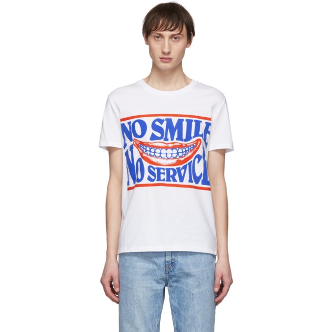 Photo: Stella McCartney White No Smile No Service T-Shirt