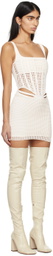 Dion Lee Off-White Suspend Minidress