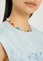 Anni LU Happy Beaded 18kt Gold-plated Necklace - Multicoloured - One Size