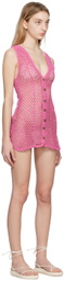 Akoia SSENSE Exclusive Pink Jala Minidress